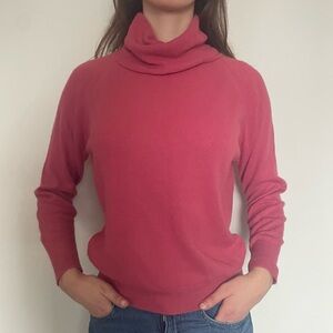 Vintage Designers Originals Soft Cozy Pink Turtleneck Sweater Size Medium